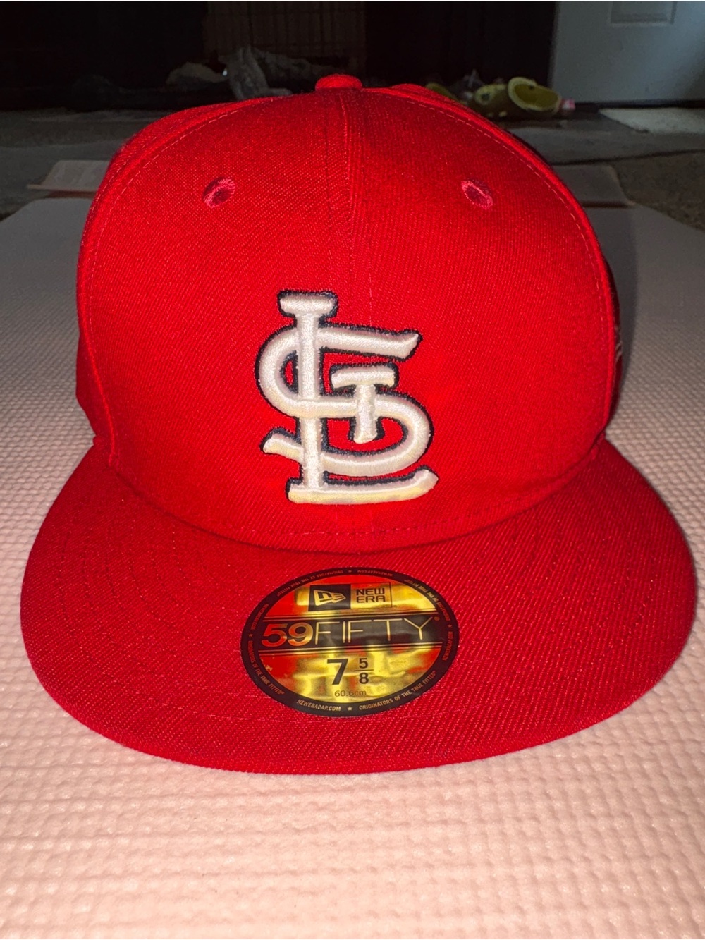 New Era St. Louis Cardinals MLB 59FIFTY Fitted Hat Red Size 7 5/8